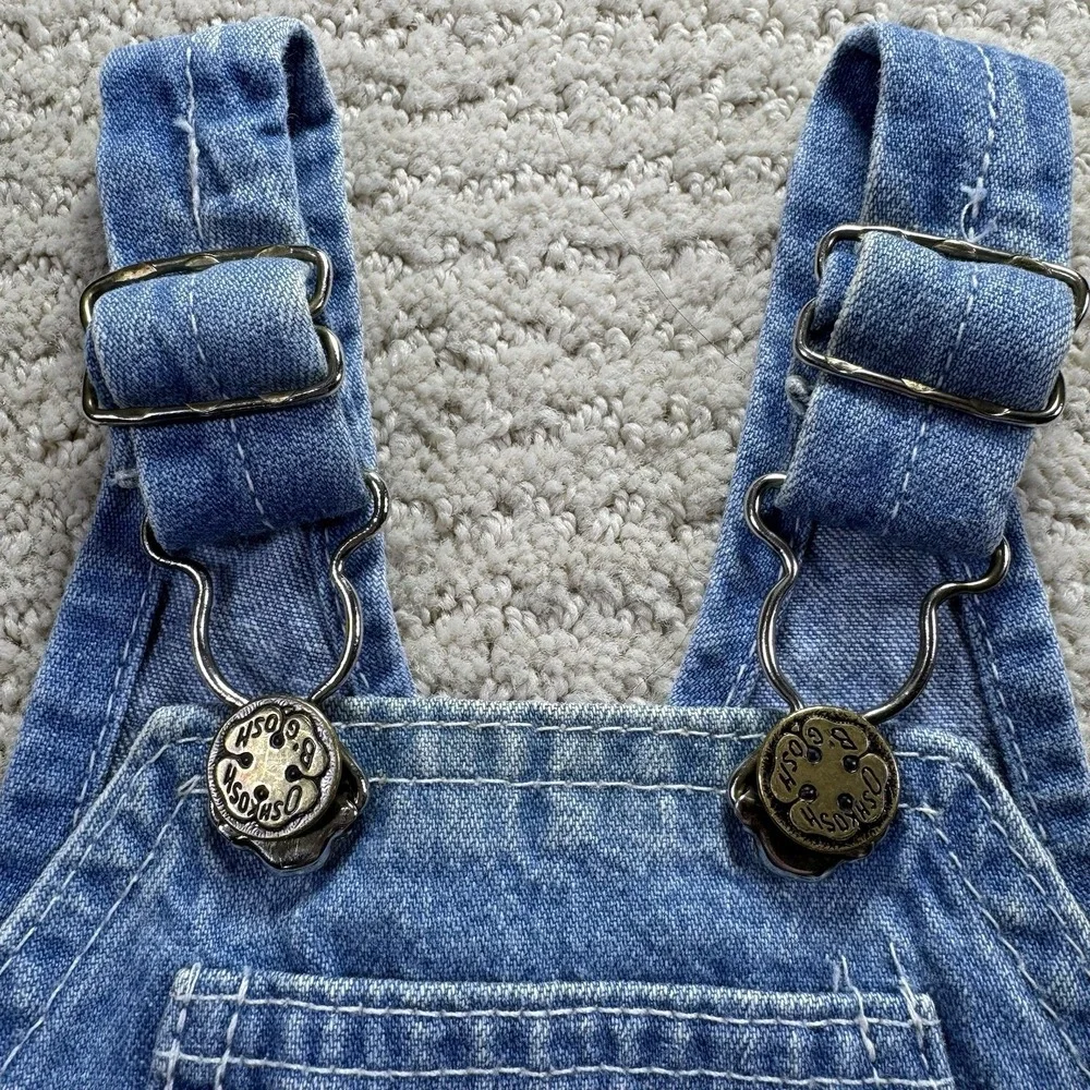 Vintage 90's Oshkosh B'Gosh Denim‎ Overalls 6-9 Months